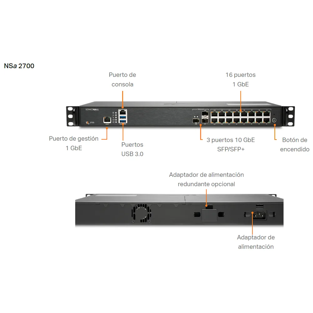 Sonicwall Nsa 2700 - Imagen 2