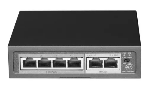 Switch 4 Ports Poe *10/100Mbps + 2 Port 10/100 Uplink - Imagen 2