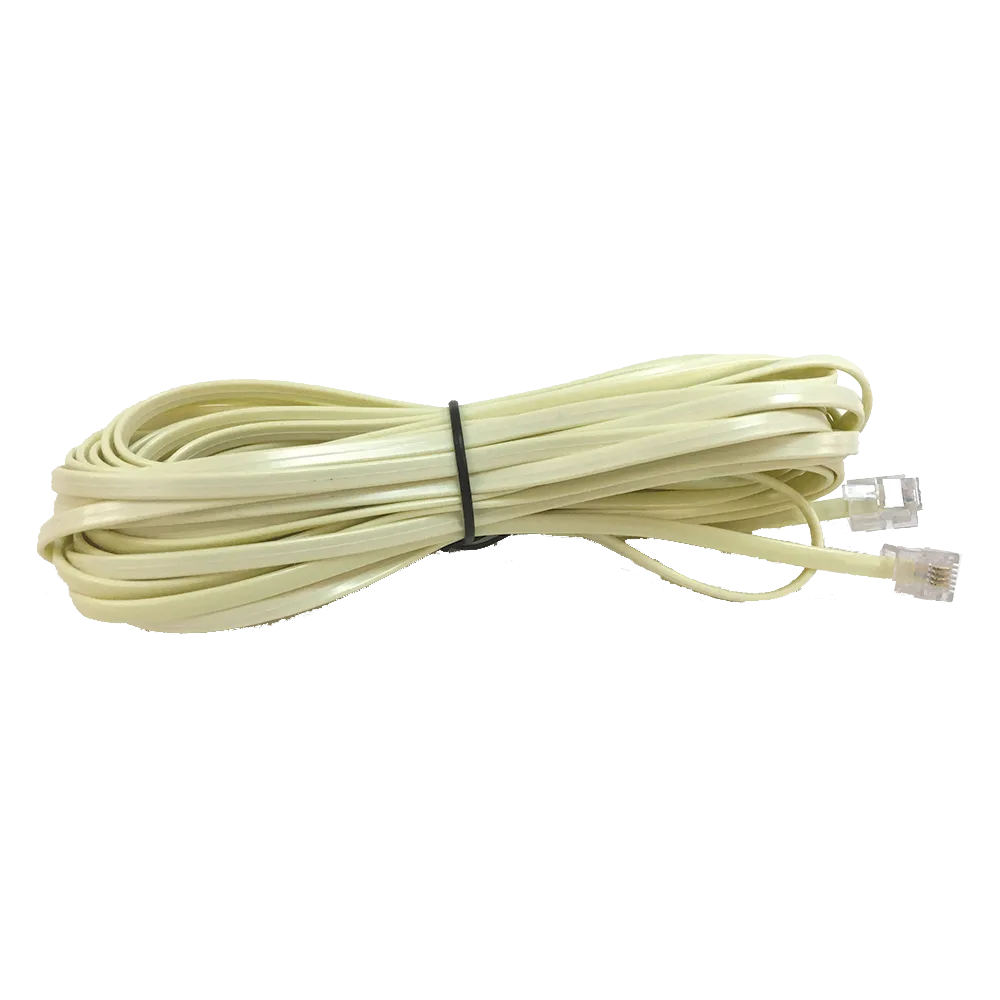 Cable Telefonico Plano Plug/plug 8m Marfil - https://www.matcomsa.com.ar