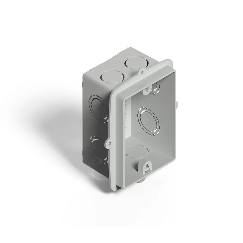Caja de Embutir Rectangular C/oreja Plastica - https://www.matcomsa.com.ar