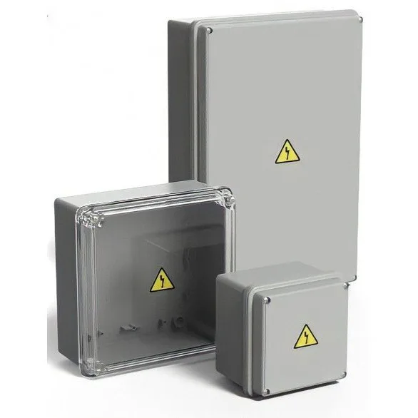 Caja de Pase IP65 210x210x165 GRIS - https://www.matcomsa.com.ar
