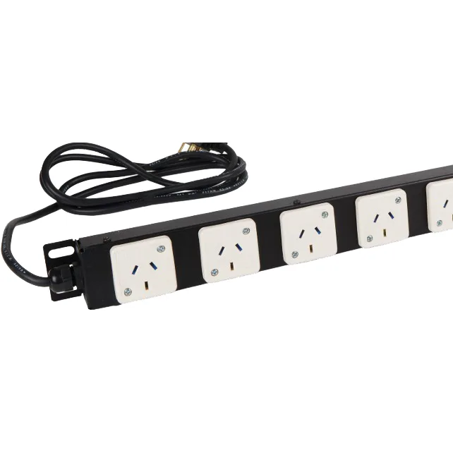 Canal de tensión 5 tomas Jeluz 220VAC c/térmica - https://www.matcomsa.com.ar