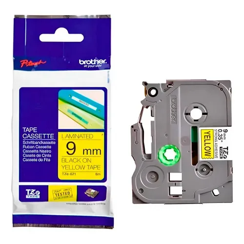 Cinta Doble Adhesivo Negro/amarillo 9mm - https://www.matcomsa.com.ar