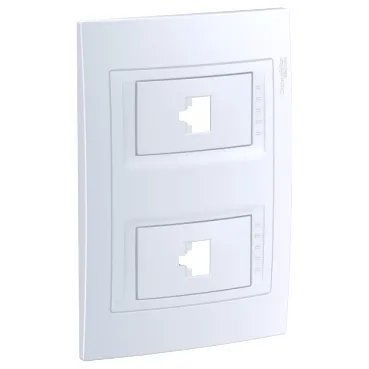 CONJ. BASE 2 ADAP P/CONECTOR RJ45 S1 BCO - https://www.matcomsa.com.ar