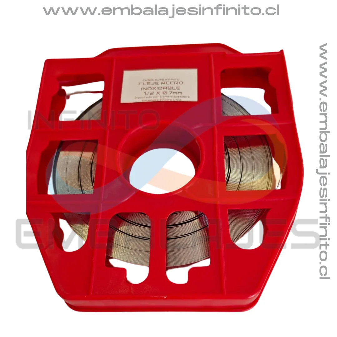 FLEJE DE ACERO GALVANIZADO DE 1/2" X 0.7 X 30 MTS EN CAJA - https://www.matcomsa.com.ar
