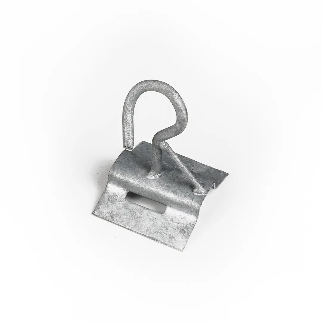 MENSULA DE SUSPENSION P/ FO TIPO TU CORTA C/ REFUERZO (LIVIANA) GALVANIZADO - https://www.matcomsa.com.ar