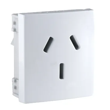 TOMA C/TIERRA 20 A 250 V BLANCO - https://www.matcomsa.com.ar