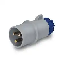 Ficha Macho Ip44 2p+t 16a - https://www.matcomsa.com.ar