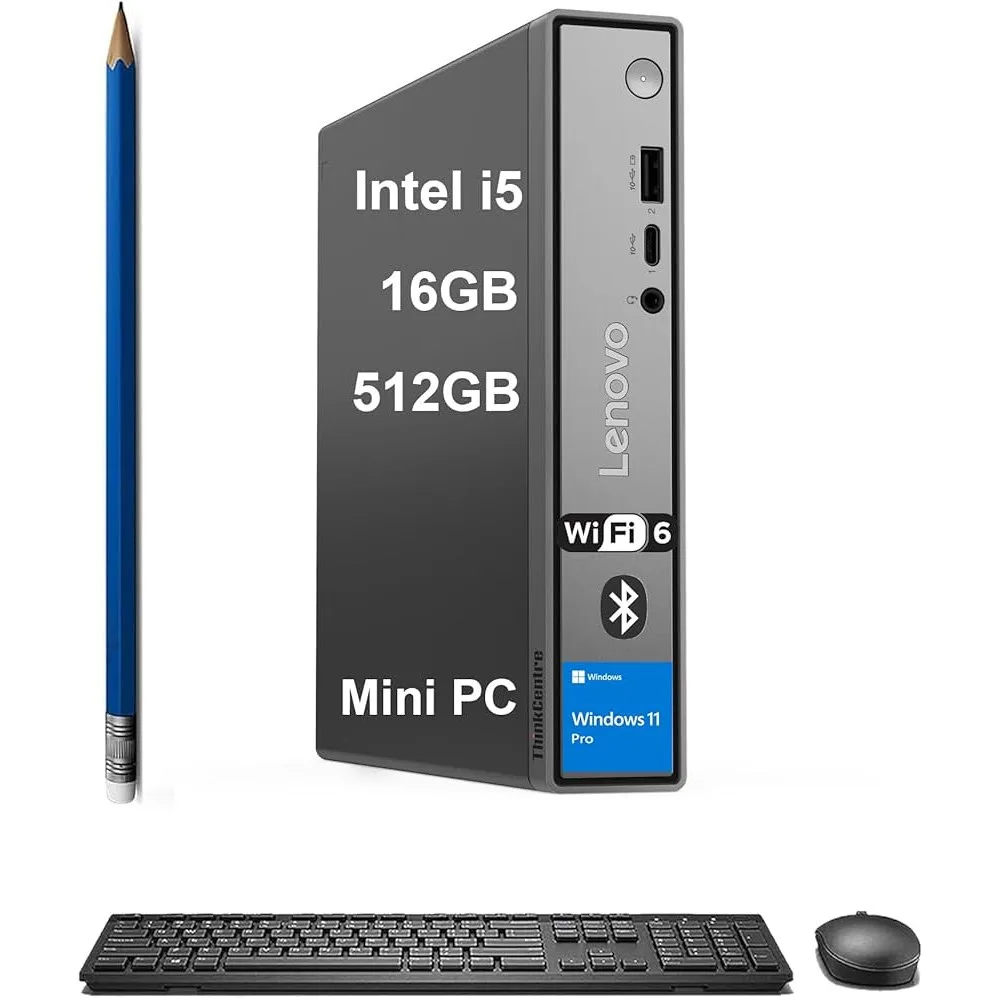 MINI PC LNV 50Q I3-1315U 16G 256G FR 3YOS C/MEM 8GB SDIMM D5 5600 KINGSTON INSTALADA - https://www.matcomsa.com.ar