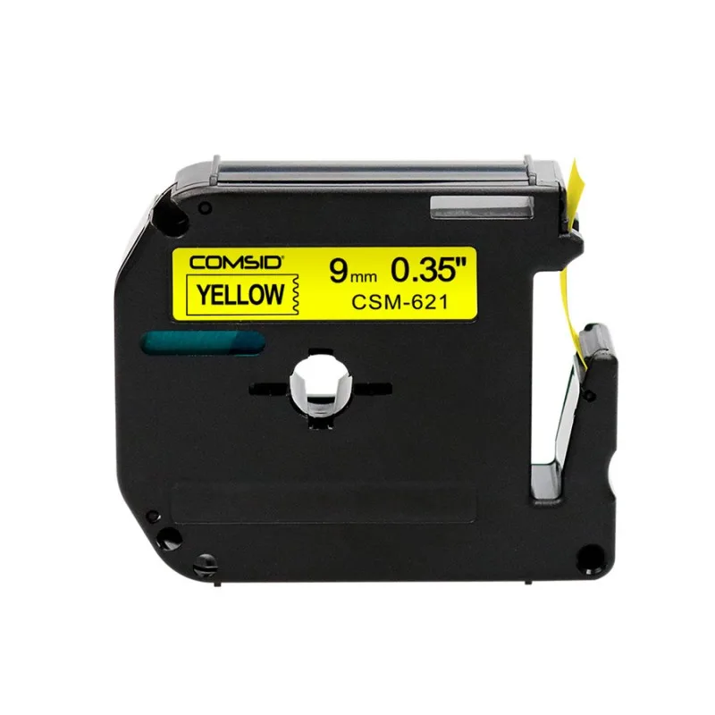 Negro sobre Amarillo 9mm - https://www.matcomsa.com.ar