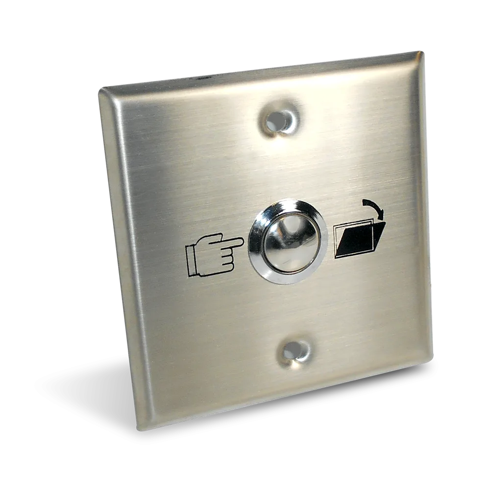 Pulsador Metálico 85 X 85 Acero Inoxidable - https://www.matcomsa.com.ar