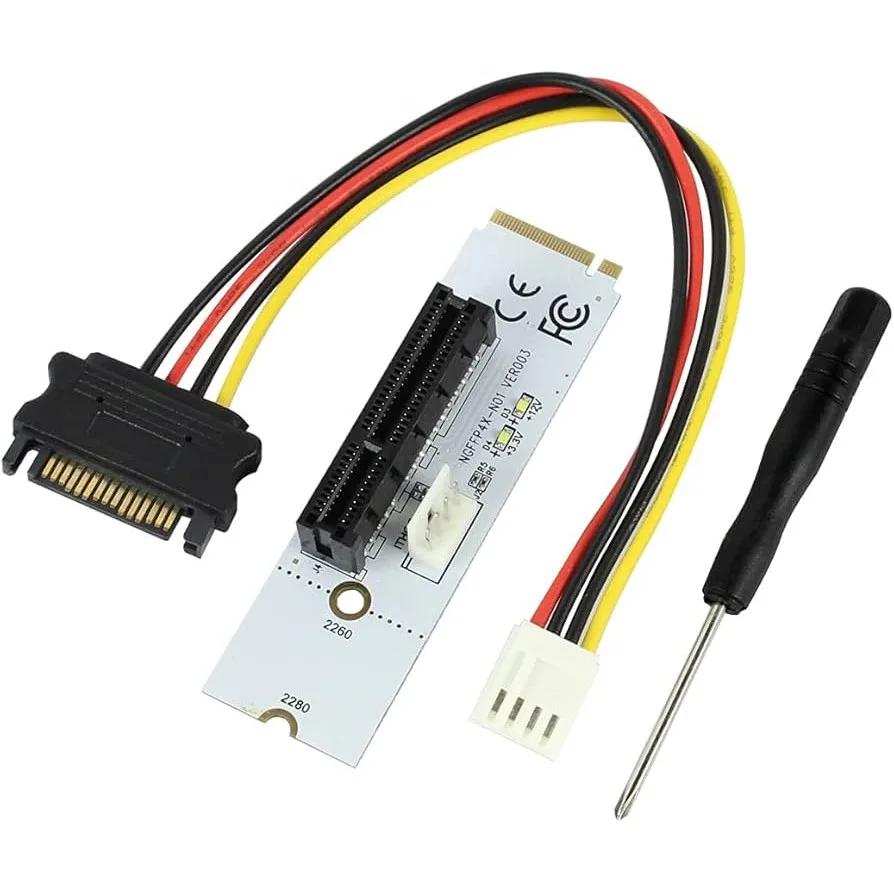 ADAPTADOR M.2 A PCIE NGFF 4X RISER - https://www.matcomsa.com.ar