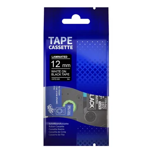 BLANCO SOBRE NEGRO 12 MM - https://www.matcomsa.com.ar