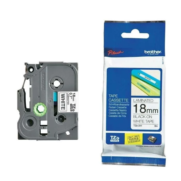 NEGRO SOBRE BLANCO 18 MM - https://www.matcomsa.com.ar