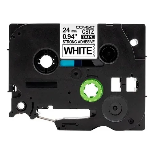 NEGRO SOBRE BLANCO 24 MM - https://www.matcomsa.com.ar