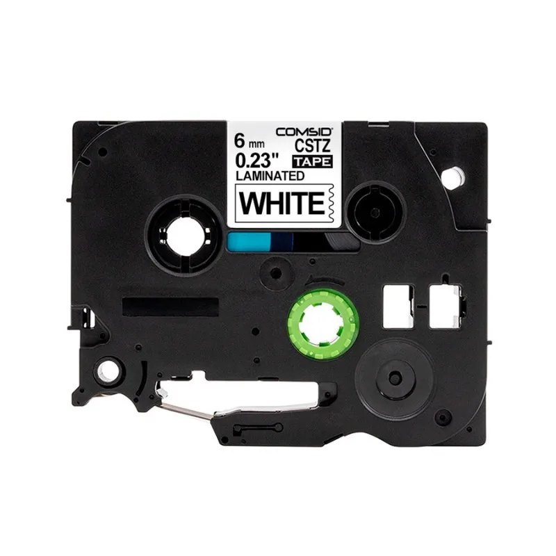 NEGRO SOBRE BLANCO 6 MM - https://www.matcomsa.com.ar