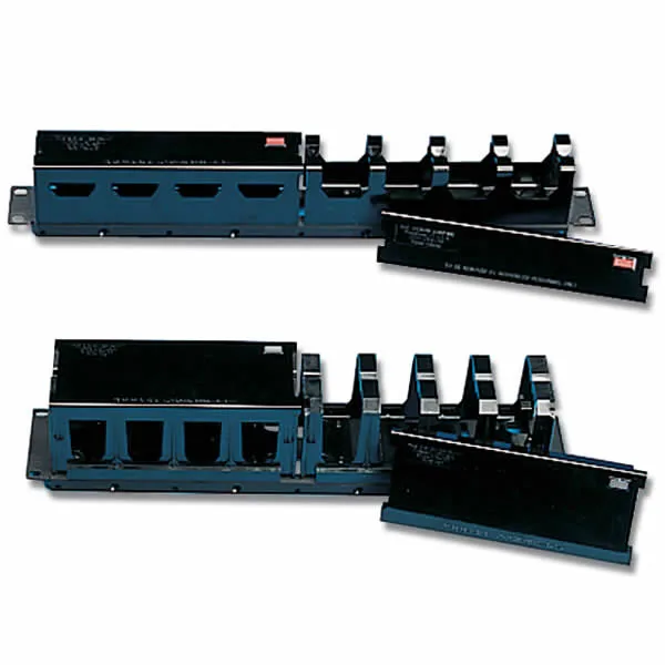 X Organizador de Cable Horizontal Frontal C/cover - https://www.matcomsa.com.ar