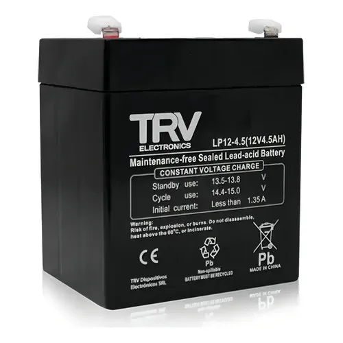 BATERIA DE GEL PARA UPS TRV 12V/4.5AH - https://www.matcomsa.com.ar