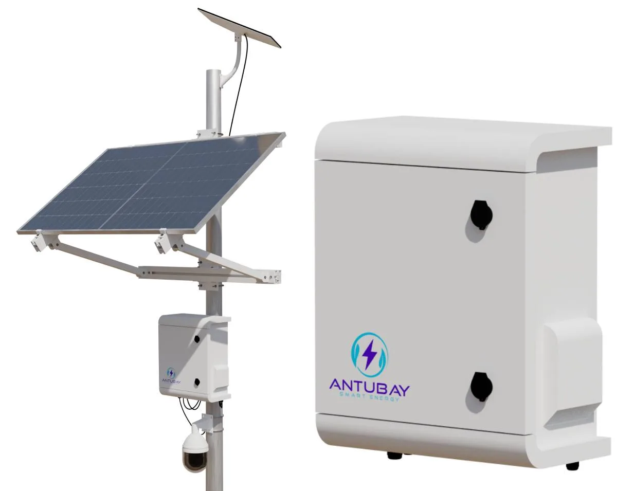 Poste Hierro C/Soporte P/Equipo Antubay (Negro) - Imagen 3